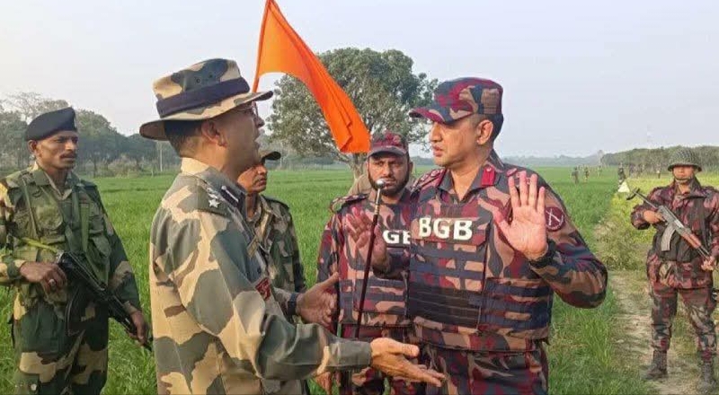 লালমনিরহাটের পাটগ্রামের দহগ্রাম সীমান্তে বিজিবির হাতে বিএসএফ সদস্য আটক। 