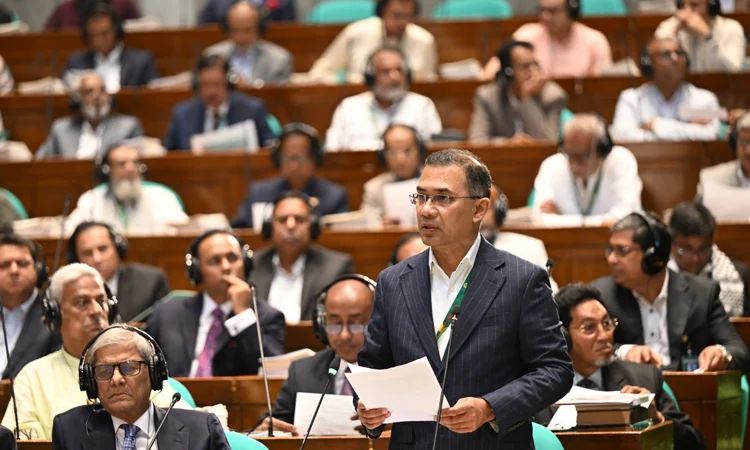 সংসদের প্রথম অধিবেশনে শেখ মুজিবুর রহমানের নাম নিলেন প্রধানমন্ত্রী তারেক রহমান