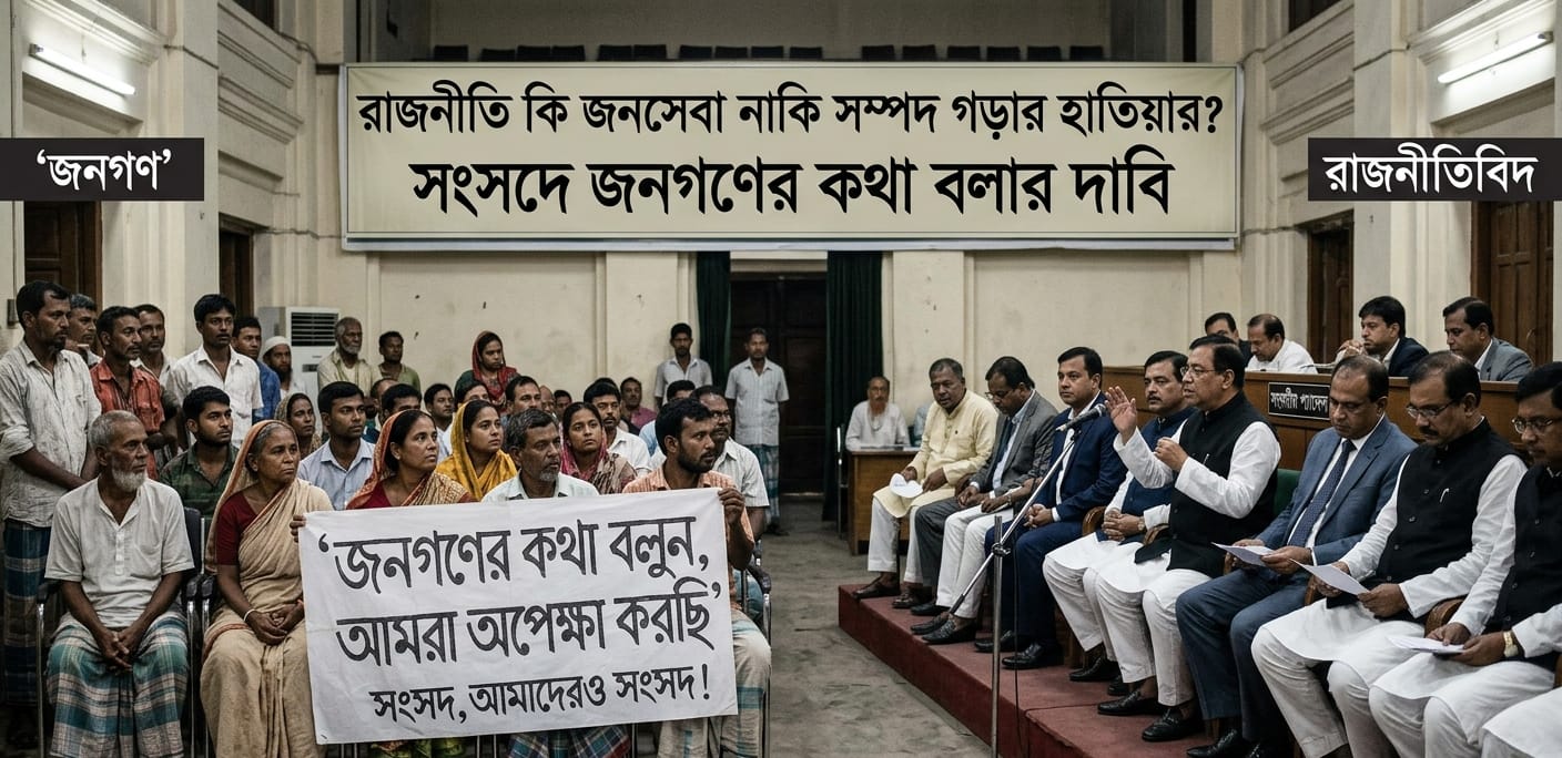 রাজনীতি কি জনসেবা, নাকি সম্পদ গড়ার হাতিয়ার?