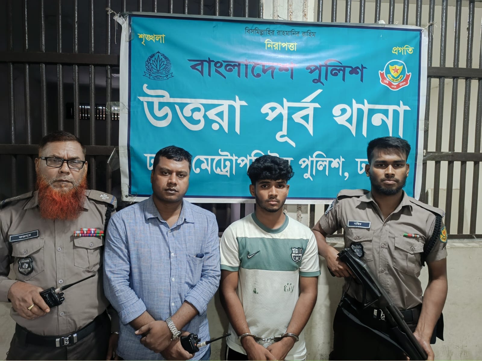 উত্তরা পূর্ব থানার অভিযানে অপহরণ মামলার মূল আসামি গ্রেফতার, স্কুলছাত্রী উদ্ধার